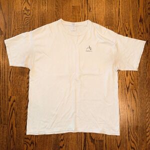 Gildan Don't Gamble With Safety Graphic T-Shirt XL White Short Sleeve